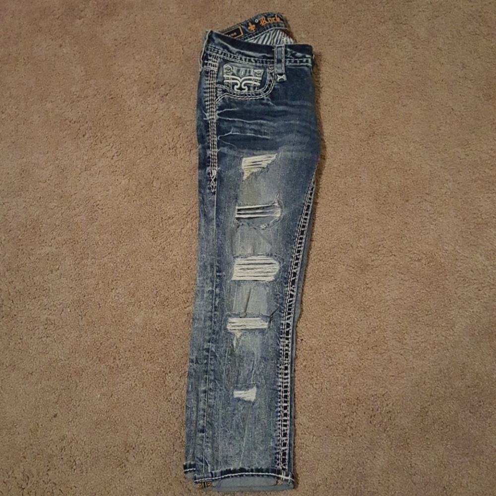 Rock revival capris